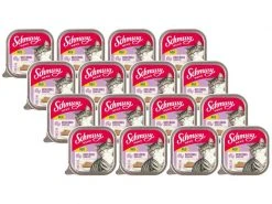 Schmusy Nassfutter Menü Geflügelcocktail, 16 x 100 g