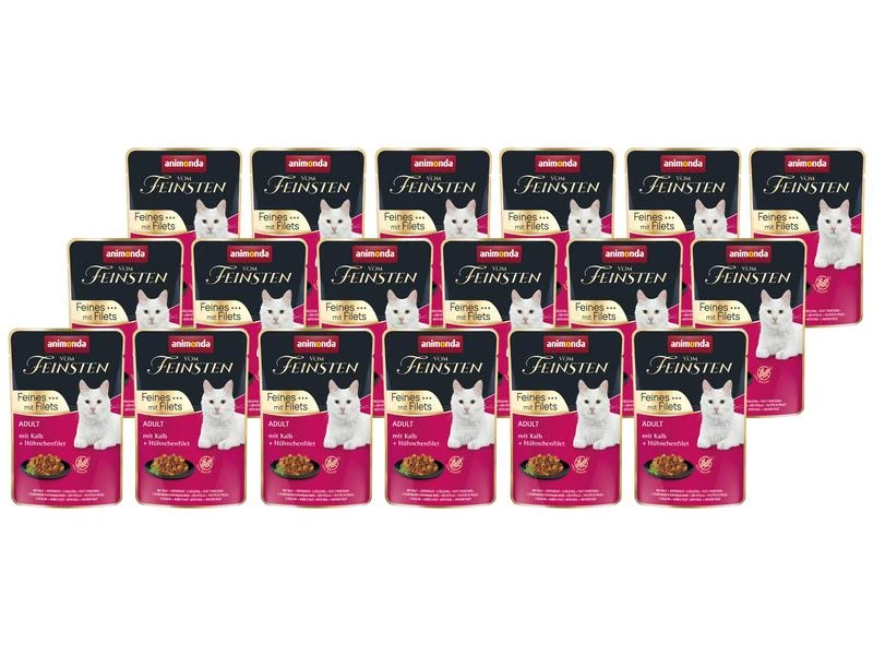 Animonda Nassfutter Vom Feinsten mit Filet Kalb & Huhn, 18 x 85 g 3 Animonda Nassfutter Vom Feinsten mit Filet Kalb & Huhn, 18 x 85 g