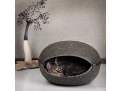 CanadianCat Kuschelhöhle Katzennest, Uni-Anthrazit -Katzenwelt Verkaufsgeschäft 216981007 xxl