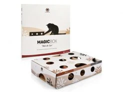 CanadianCat Katzen-Strategiespiel MagicBox, Braun-Weiss
