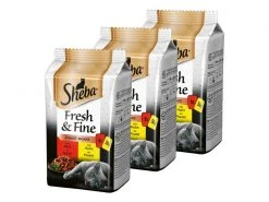 Sheba Nassfutter Fresh & Fine in Sauce Komposition, 18 x 50 g