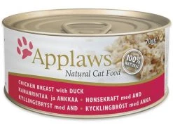Applaws Nassfutter Dose Hühnerbrust & Ente, 24 x 70 g