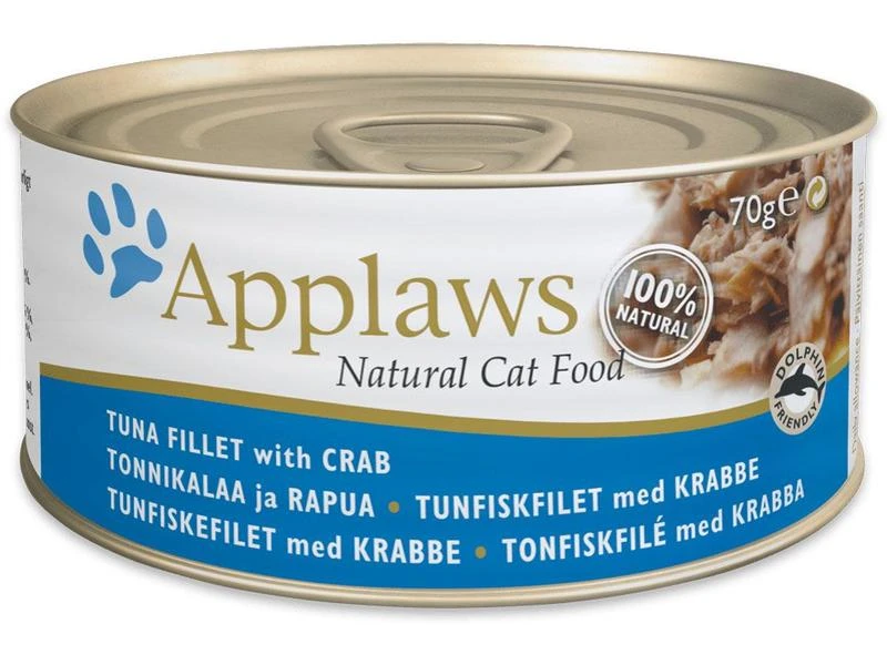 Applaws Nassfutter Dose Thunfischfilet & Krabben, 24 x 70 g 4 Applaws Nassfutter Dose Thunfischfilet & Krabben, 24 x 70 g – Bild 2