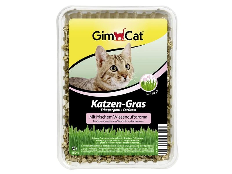 Gimpet Katzen-Nahrungsergänzung Katzengras mit Wiesenduft, 150 g 3 Gimpet Katzen-Nahrungsergänzung Katzengras mit Wiesenduft, 150 g