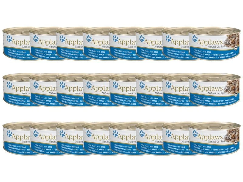 Applaws Nassfutter Dose Thunfischfilet & Krabben, 24 x 70 g 3 Applaws Nassfutter Dose Thunfischfilet & Krabben, 24 x 70 g