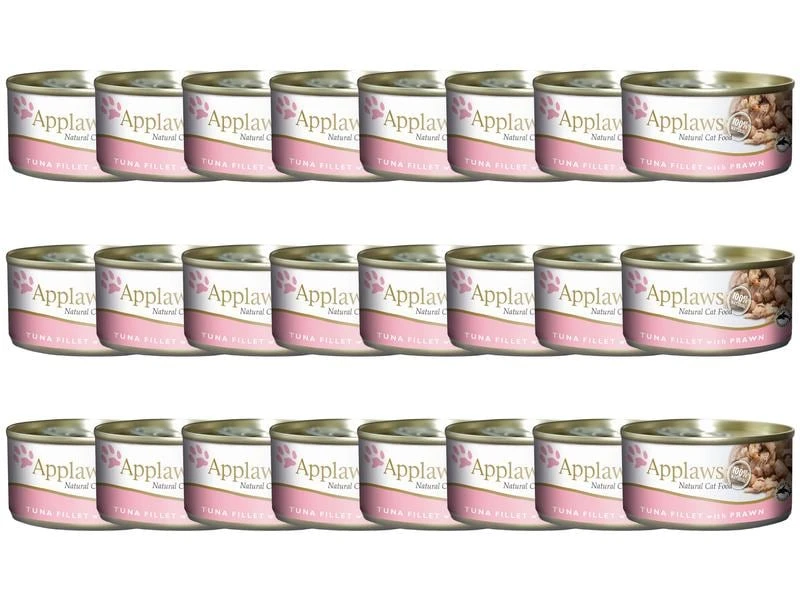 Applaws Nassfutter Dose Thunfischfilet & Garnelen in Brühe, 24x156g 3 Applaws Nassfutter Dose Thunfischfilet & Garnelen in Brühe, 24x156g