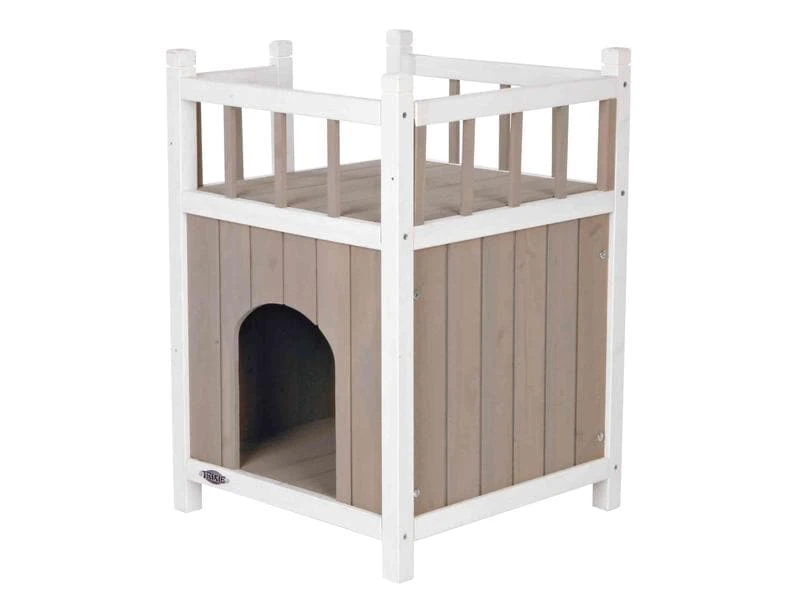 Trixie natura Cat's Home mit Balkon, 45 × 65 × 45 cm 3 Trixie natura Cat's Home mit Balkon, 45 × 65 × 45 cm