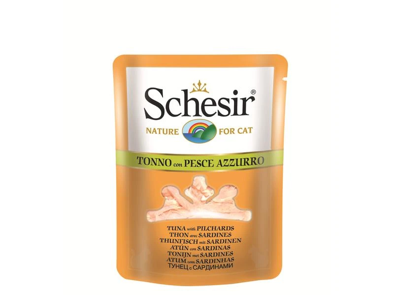 Schesir Nassfutter Thunfisch & Sardinen in Brühe, 70 g 3 Schesir Nassfutter Thunfisch & Sardinen in Brühe, 70 g