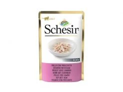 Schesir Nassfutter Huhn & Schinken in Gelée, 85 g