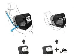 4pets Transportbox Caree Smoked Pearl -Katzenwelt Verkaufsgeschäft 220241088 xxl