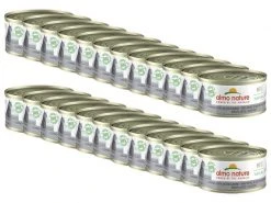 Almo Nature Nassfutter HFC Natural Thunfisch mit Jungsardellen, 24x70 g