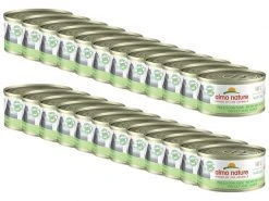 Almo Nature Nassfutter HFC Natural Huhn mit Aloe, 24 x 70 g