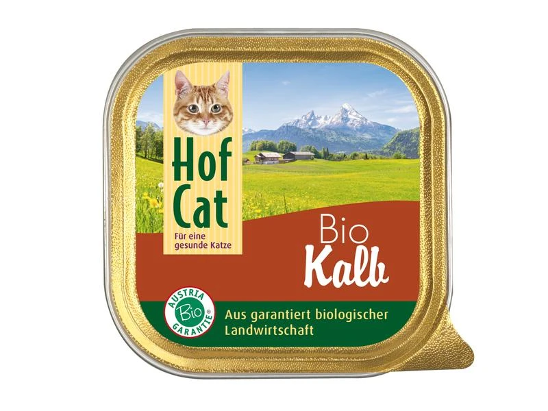 HofCat Nassfutter Kalb, 16 x 100g 4 HofCat Nassfutter Kalb, 16 x 100g – Bild 2