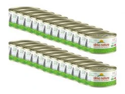 Almo Nature Nassfutter HFC Complete Lachs & Thon mit Zucchini 24x70g