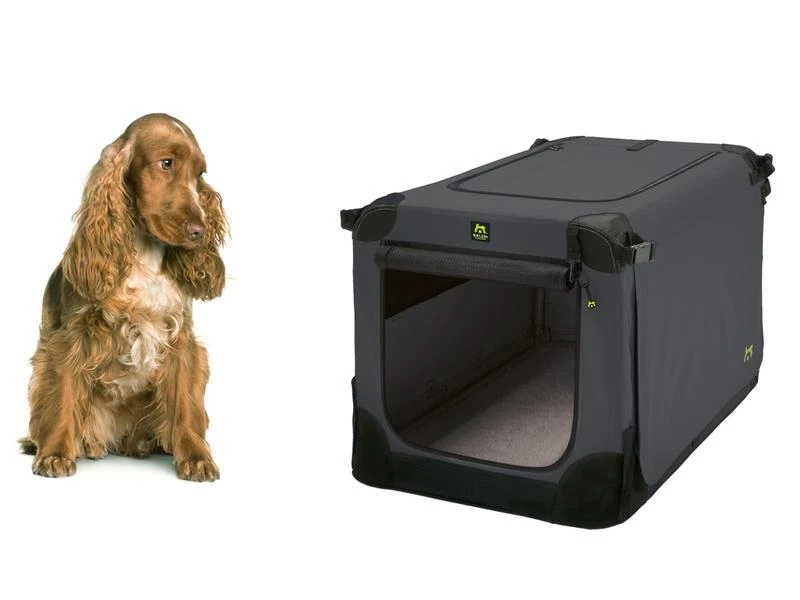 Maelson Transportbox Soft Kennel, Gr. 72 Anthrazit 4 Maelson Transportbox Soft Kennel, Gr. 72 Anthrazit – Bild 2