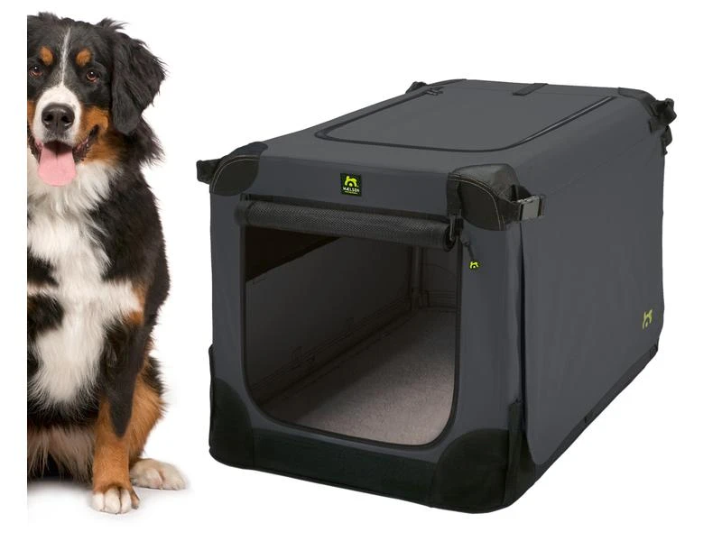Maelson Transportbox Soft Kennel, Gr. 120 Anthrazit 4 Maelson Transportbox Soft Kennel, Gr. 120 Anthrazit – Bild 2