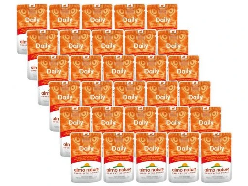 Almo Nature Nassfutter Daily mit Huhn und Rind, 30 x 70 g 6 Almo Nature Nassfutter Daily mit Huhn und Rind, 30 x 70 g -Katzenwelt Verkaufsgeschäft 221009350 xxl