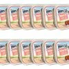 Happy Cat Nassfutter Minkas Duo Häppchen Geflügel & Lachs, 12 x 100 g -Katzenwelt Verkaufsgeschäft 221010653 xxl
