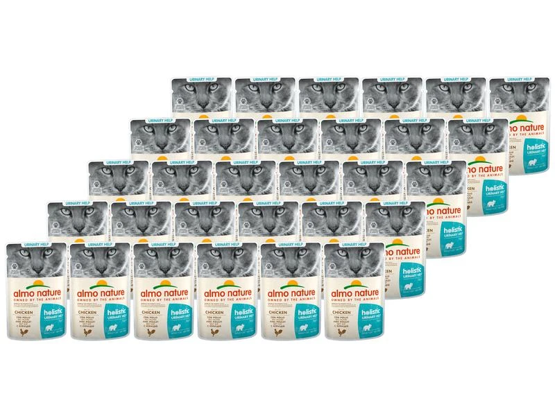 Almo Nature Nassfutter Holistic Urinary Help mit Huhn, 30 x 70 g 3 Almo Nature Nassfutter Holistic Urinary Help mit Huhn, 30 x 70 g