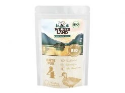 Wildes Land Nassfutter Adult BIO Ente PUR m. Lachsöl 12 x 85 g