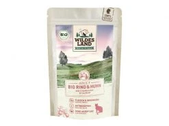 Wildes Land Nassfutter Adult BIO Rind & Huhn 12 x 85 g
