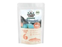Wildes Land Nassfutter Adult BIO Lachs PUR m. Lachsöl 12 x 85 g