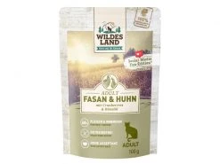 Wildes Land Nassfutter Adult Fasan & Huhn 100 g