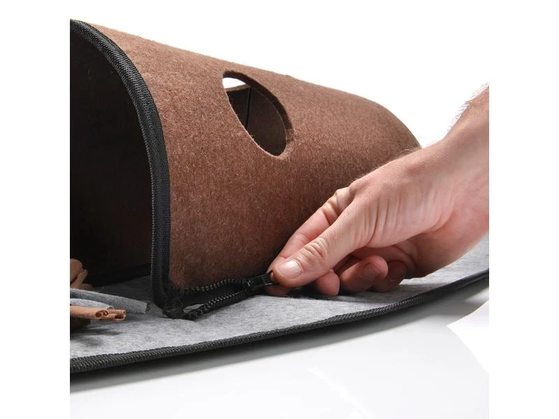 CanadianCat Katzen-Spielzeug Activity Teppich Calvin, 90 x 90 x 20 cm 6 CanadianCat Katzen-Spielzeug Activity Teppich Calvin, 90 x 90 x 20 cm – Bild 4