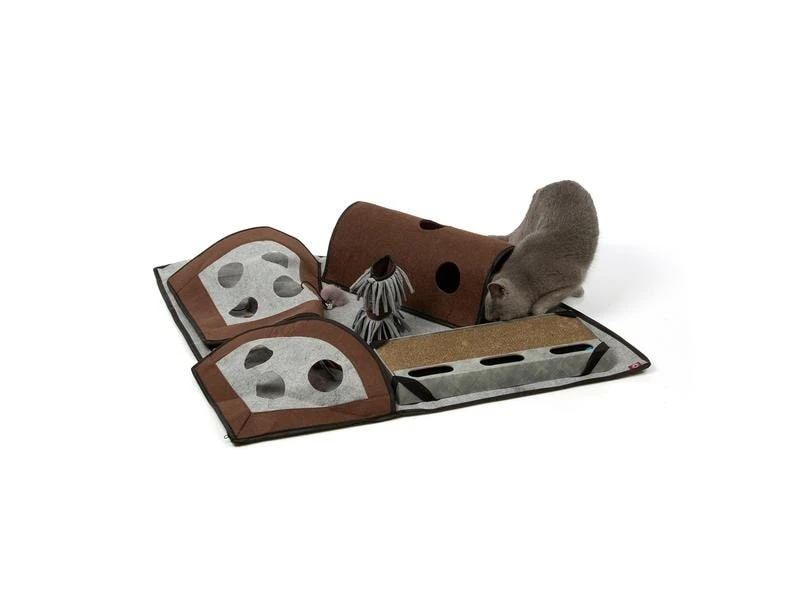 CanadianCat Katzen-Spielzeug Activity Teppich Calvin, 90 x 90 x 20 cm 13 CanadianCat Katzen-Spielzeug Activity Teppich Calvin, 90 x 90 x 20 cm – Bild 11