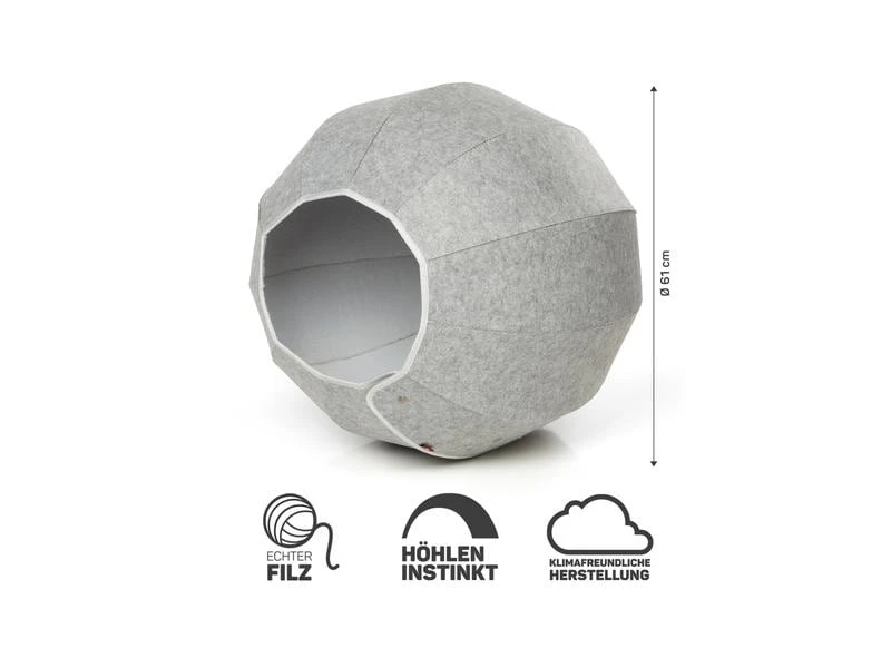CanadianCat Katzenhöhle in Kugelform, XXL 5 CanadianCat Katzenhöhle in Kugelform, XXL – Bild 3