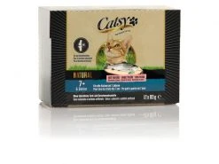 Catsy Nassfutter 7+ Cat Pouch with Trout, 12 x 85 g