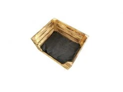 Holz Zollhaus Katzenbett Vintage geflammt, 50 x 40 x 30 cm -Katzenwelt Verkaufsgeschäft 223016933 xxl