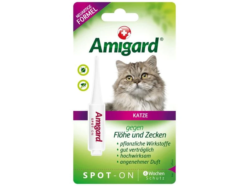 Amigard Anti-Parasit-Tropfen Spot-on Katze, 1.5 ml 3 Amigard Anti-Parasit-Tropfen Spot-on Katze, 1.5 ml