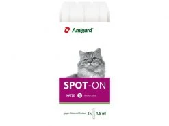 Amigard Anti-Parasit-Tropfen Spot-on Katze, 3 x 1.5 ml