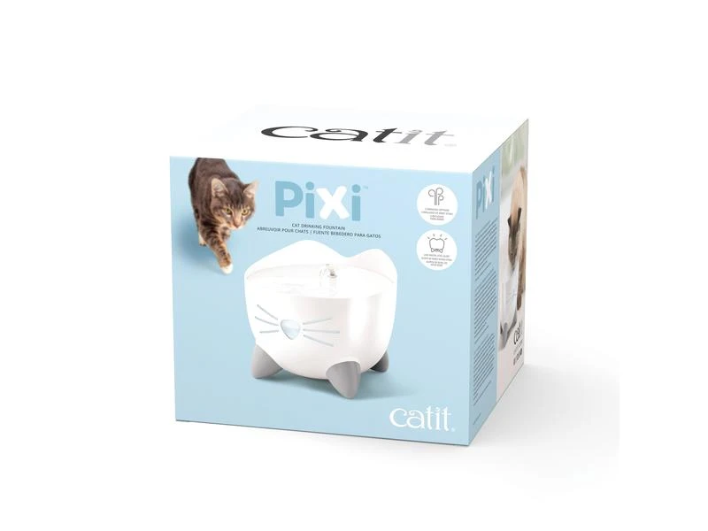 Catit Wasserautomat Pixi Fountain Weiss, 2.5 l 6 Catit Wasserautomat Pixi Fountain Weiss, 2.5 l – Bild 4