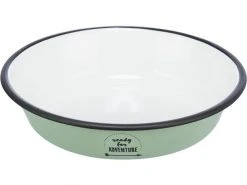 Trixie Napf Emaille/Edelstahl 0.2 l, Ø 12 cm , Grün