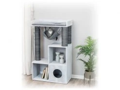 Trixie Kratzbaum mit Regalfunktion, 72 x 110 x 38 cm, Grau -Katzenwelt Verkaufsgeschäft 229900644 xxl