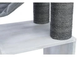 Trixie Kratzbaum mit Regalfunktion, 72 x 110 x 38 cm, Grau -Katzenwelt Verkaufsgeschäft 230128326 xxl