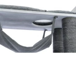 Trixie Kratzbaum mit Regalfunktion, 72 x 110 x 38 cm, Grau -Katzenwelt Verkaufsgeschäft 230128330 xxl