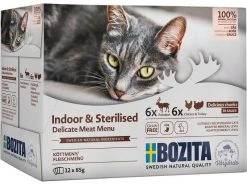 Bozita Nassfutter Pouch Häppchen in Sauce, Multibox, 12 x 85 g