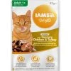 Iams Nassfutter Delights Adult Huhn & Truthahn 85g in Sauce -Katzenwelt Verkaufsgeschäft 231076582 xxl