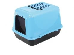 SwissPet Katzentoilette Lola blau/schwarz