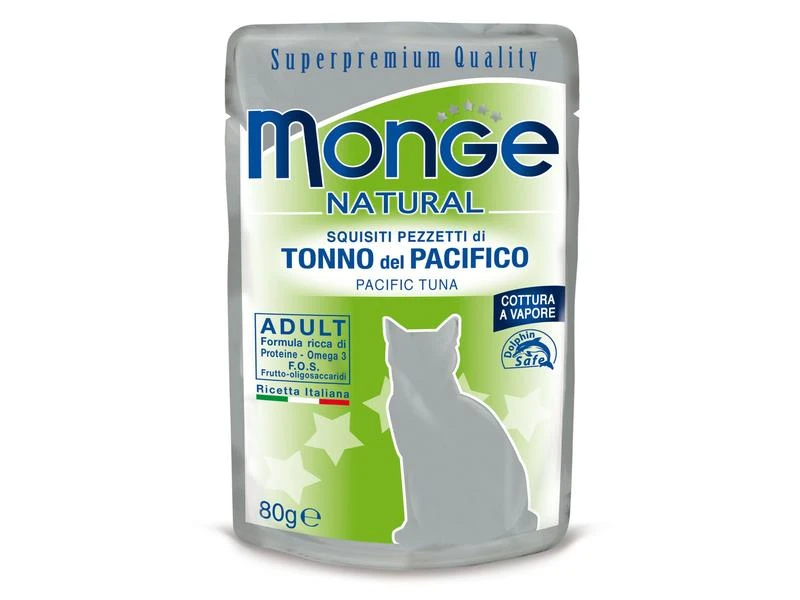 Monge Nassfutter Natural Adult, Pazifikthunfisch, 80 g 3 Monge Nassfutter Natural Adult, Pazifikthunfisch, 80 g