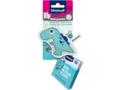 Vitakraft Katzen-Spielzeug Dino mit Catnip, Türkis