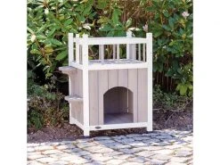 Trixie natura Cat's Home mit Balkon, 45 × 65 × 45 cm 7 Trixie natura Cat's Home mit Balkon, 45 × 65 × 45 cm -Katzenwelt Verkaufsgeschäft 232315003 xxl