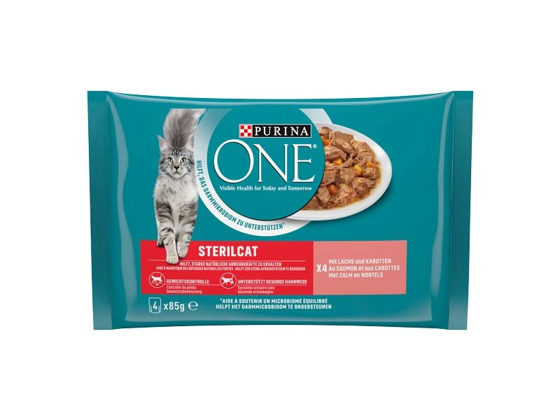 Purina ONE Nassfutter Sterilcat Lachs, 4 x 85 g 3 Purina ONE Nassfutter Sterilcat Lachs, 4 x 85 g