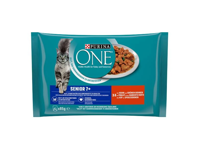 Purina ONE Nassfutter Senior 7+ Huhn, 4 x 85 g 3 Purina ONE Nassfutter Senior 7+ Huhn, 4 x 85 g