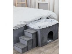 Trixie Katzenmöbel Höhle Harvey mit Treppe, Grau -Katzenwelt Verkaufsgeschäft 244969647 xxl