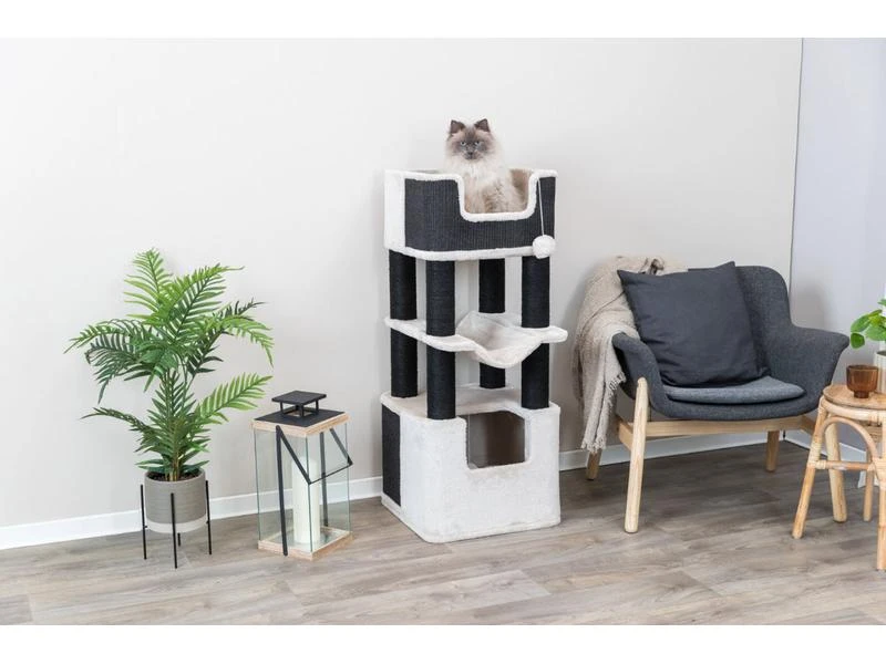 Trixie Kratzbaum XXL Ramiro, 110 cm, Lichtgrau 6 Trixie Kratzbaum XXL Ramiro, 110 cm, Lichtgrau – Bild 4