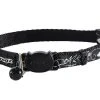 Rogz Katzenhalsband Silkycat Filigree, Schwarz -Katzenwelt Verkaufsgeschäft 51203969 xxl